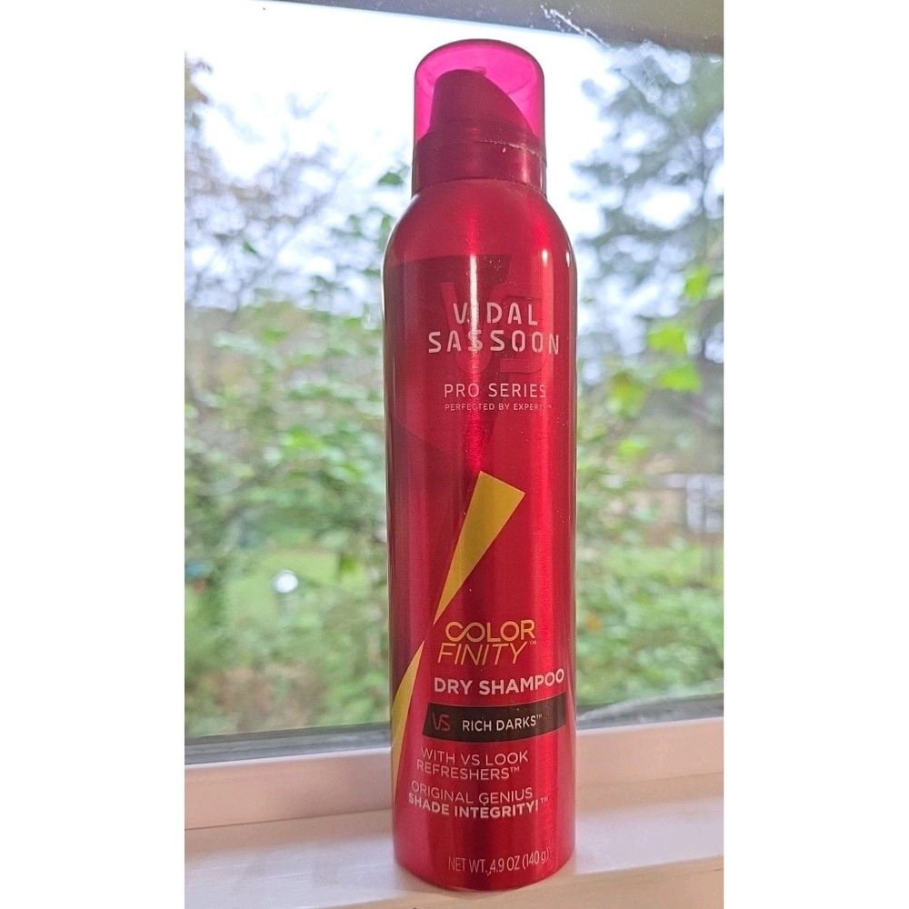Vidal Sassoon Color Finity RICH‎ DARKS Dry Shampoo 4.9 oz ~ Discontinued